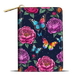 1233 Credit Card Holder Wallets , Small RFID Wallet Slim Leather Card